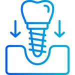 Dental implant treatment for missing tooth replacement