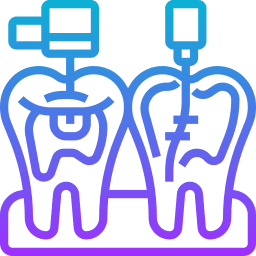Root canal treatment for infected and painful tooth